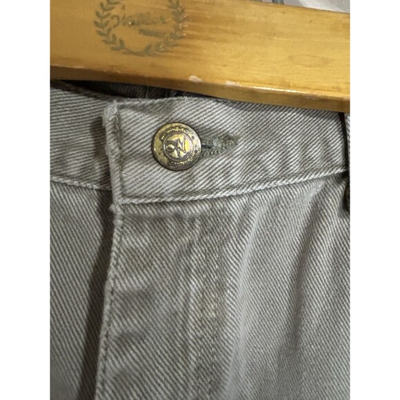 90s Wrangler Tan Very high Rise waisted jeans vintage Size 6 Western Tapered - Picture 4 of 12
